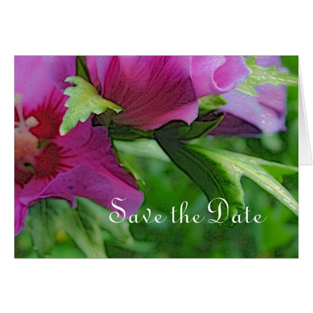 Lila Blume (Vorderseite (Horizontal))