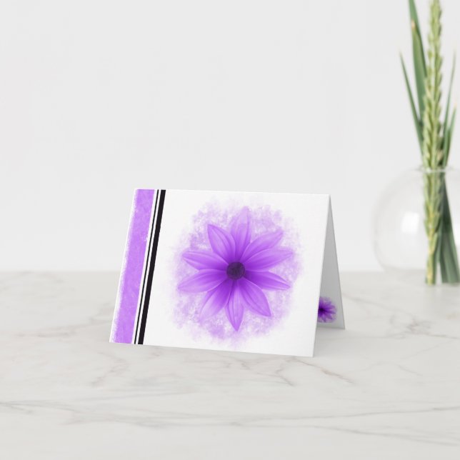 Lila Blume (Vorderseite)