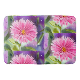 Lila Blume Badematte