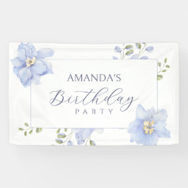 Lila Blume blühen Banner