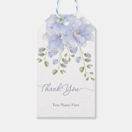 Lila Blume blühen Geschenkanhänger