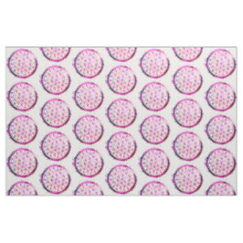 Lila Blume des Lebens Stoff