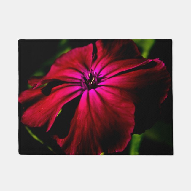 Lila Blume dmcnm Fußmatte (Vorderseite)