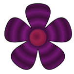 lila Blume Fotoskulptur Ornament<br><div class="desc">bunte lila Blume</div>