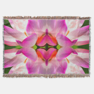 LILA BLUME - Fraktal Art - Decke