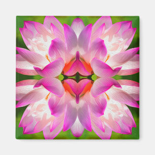 LILA BLUME - Fraktal Art - Magnet