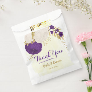 lila Blume Geschenktütchen