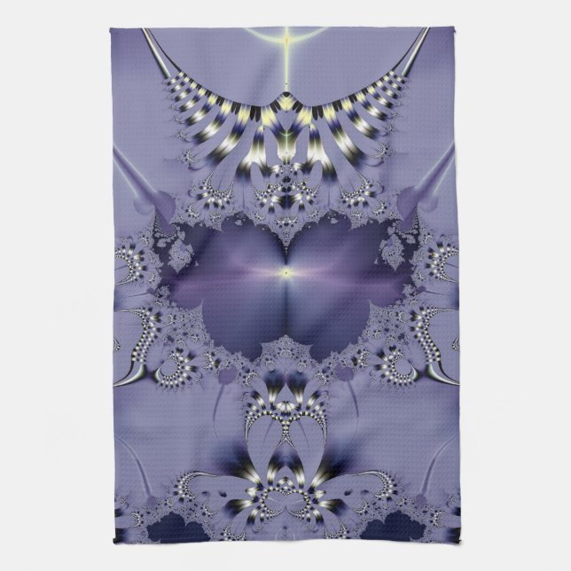 Lila Blume Handtuch (Vertikal)
