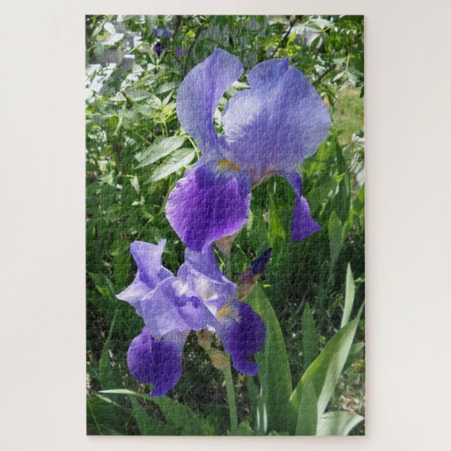 Lila Blume Jigsaw Puzzle (Vertikal)