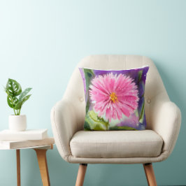 Lila Blume Kissen