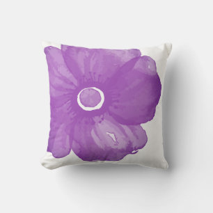 Lila Blume Kissen