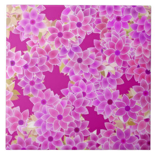 Lila Blume, Lavendel und Pflaume, Pflaumenuntergru Fliese