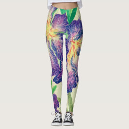 Lila Blume Leggings