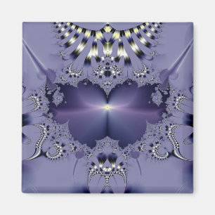 Lila Blume Magnet