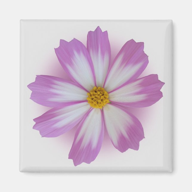 Lila Blume Magnet (Vorne)