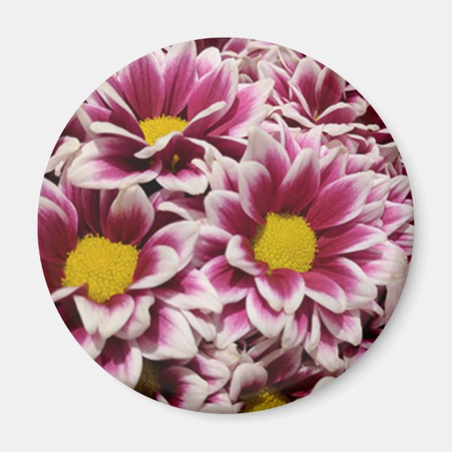 Lila Blume Magnet (Vorne)