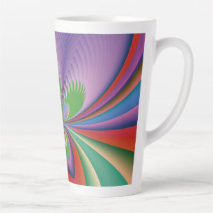 Lila Blume Milchtasse
