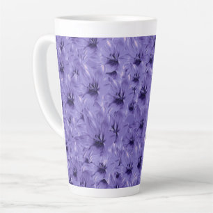 Lila Blume Milchtasse