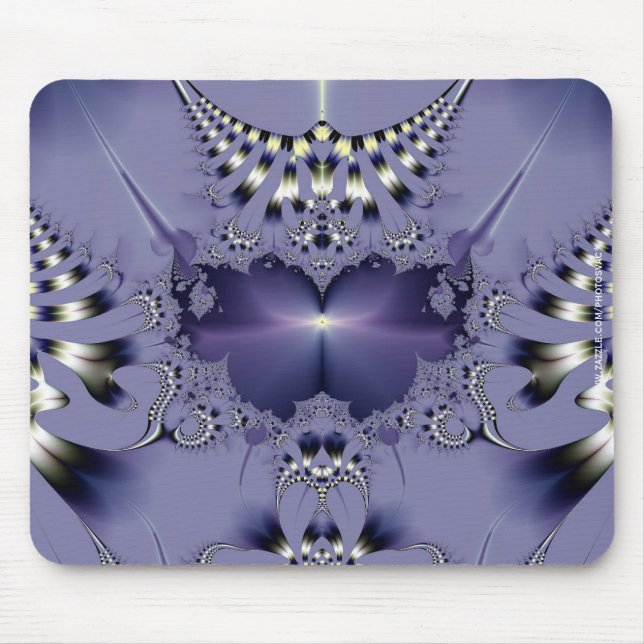 Lila Blume Mousepad (Vorne)