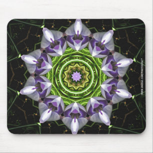 Lila Blume Mousepad