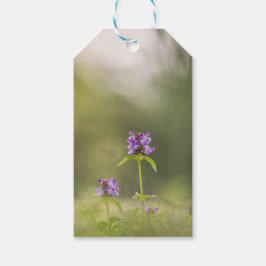 Lila Blume Natur Foto Geschenkanhänger