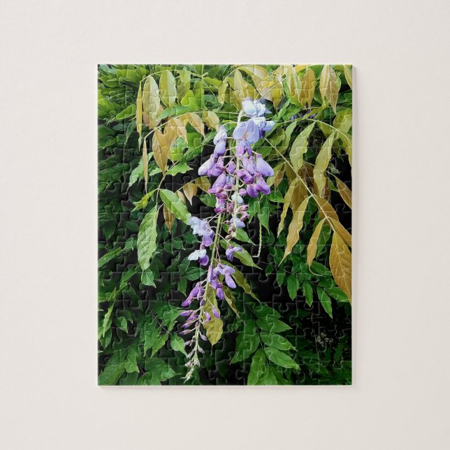 Lila Blume Puzzle (Vertikal)