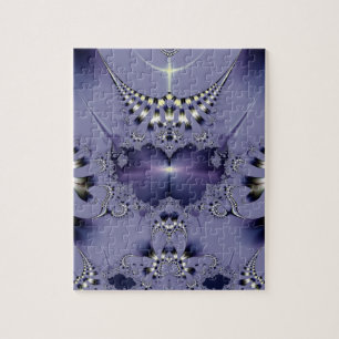 Lila Blume Puzzle