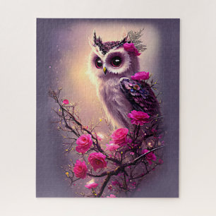 Lila Blume Puzzle