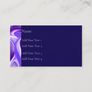 Lila Blume Rainbow Dreams Business Card Visitenkarte