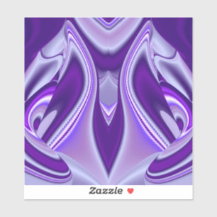 Lila Blume Regenbogen Träume Aufkleber