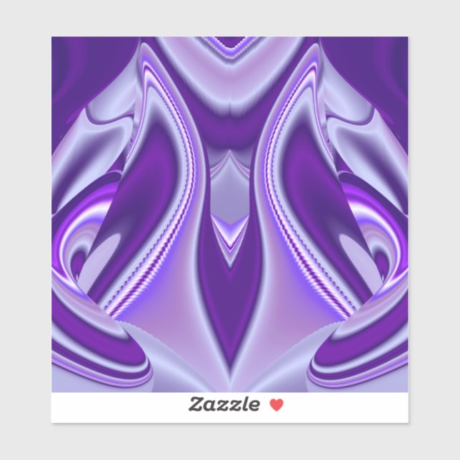 Lila Blume Regenbogen Träume Aufkleber (Blatt)