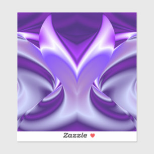 Lila Blume Regenbogen Träume Aufkleber