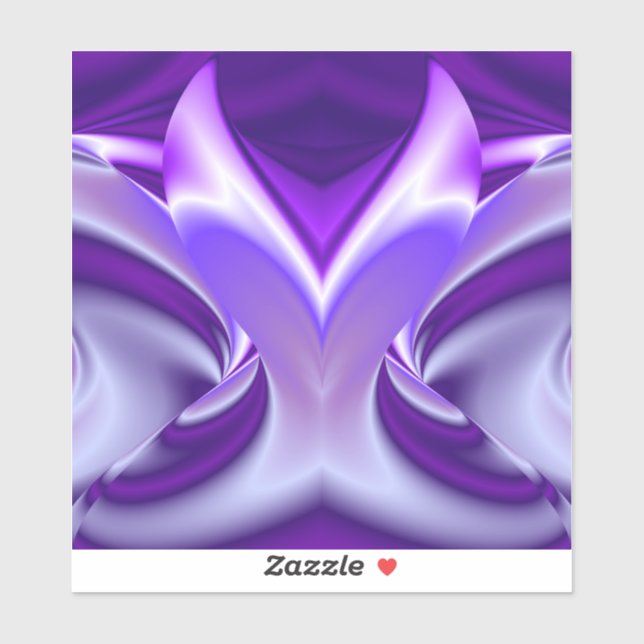 Lila Blume Regenbogen Träume Aufkleber (Blatt)