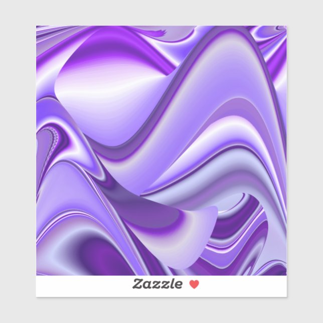 Lila Blume Regenbogen Träume Aufkleber (Blatt)