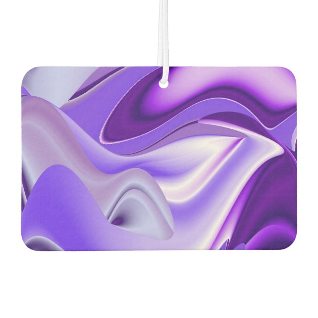 Lila Blume Regenbogen Träume Autolufterfrischer (Vorderseite)