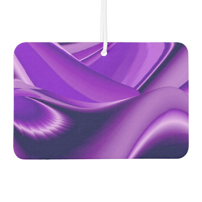 Lila Blume Regenbogen Träume Autolufterfrischer (Vorderseite)