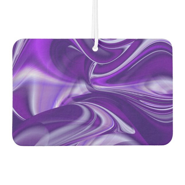 Lila Blume Regenbogen Träume Autolufterfrischer (Vorderseite)