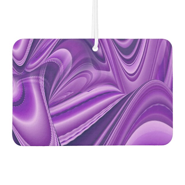 Lila Blume Regenbogen Träume Autolufterfrischer (Vorderseite)