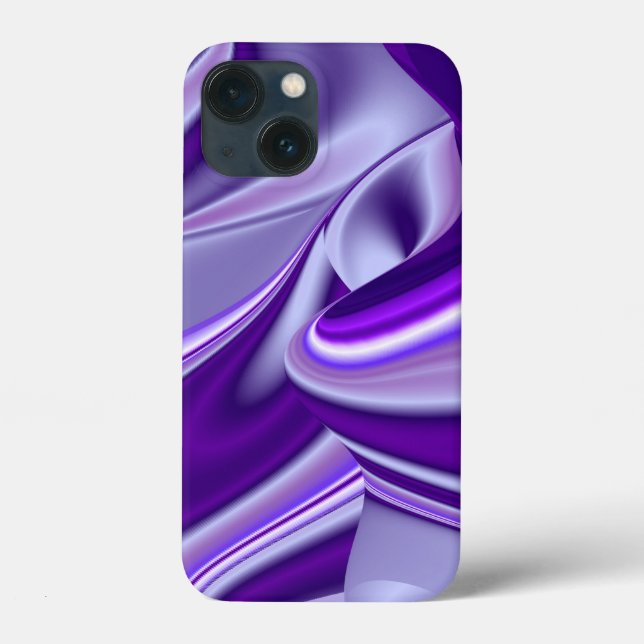 Lila Blume Regenbogen Träume Case-Mate iPhone Hülle (Rückseite)