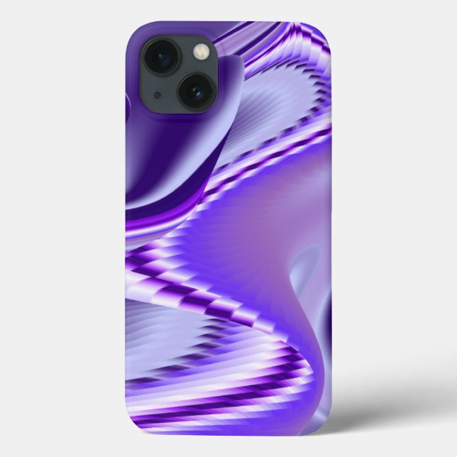 Lila Blume Regenbogen Träume Case-Mate iPhone Hülle (Rückseite)