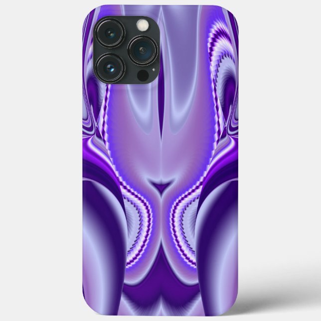 Lila Blume Regenbogen Träume Case-Mate iPhone Hülle (Rückseite)
