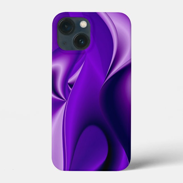Lila Blume Regenbogen Träume Case-Mate iPhone Hülle (Rückseite)