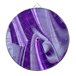 Lila Blume Regenbogen Träume Dartscheibe