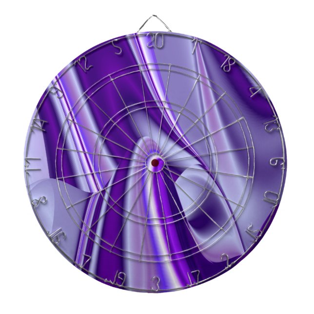 Lila Blume Regenbogen Träume Dartscheibe (vorne)