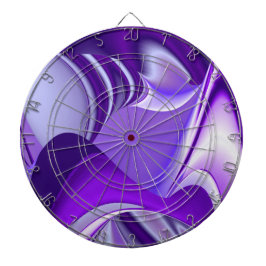 Lila Blume Regenbogen Träume Dartscheibe