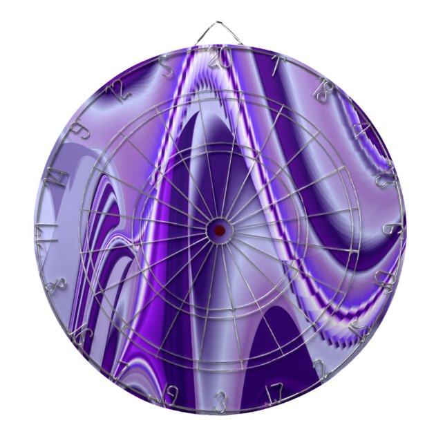 Lila Blume Regenbogen Träume Dartscheibe (vorne)