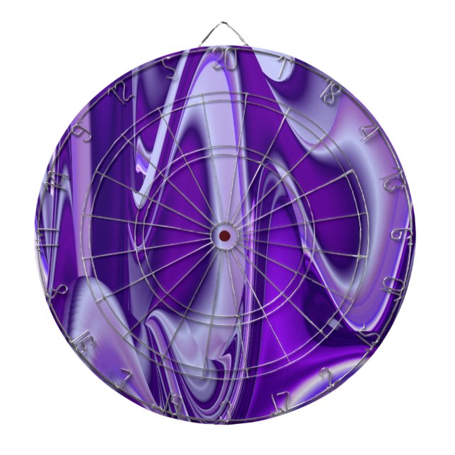 Lila Blume Regenbogen Träume Dartscheibe (vorne)