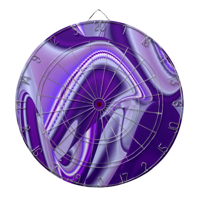 Lila Blume Regenbogen Träume Dartscheibe (vorne)