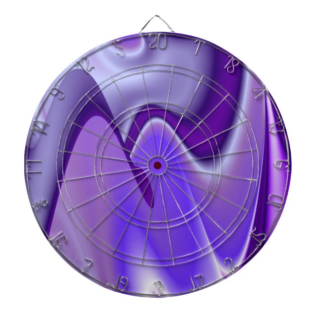 Lila Blume Regenbogen Träume Dartscheibe (vorne)