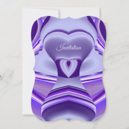 Lila Blume Regenbogen Träume Einladung